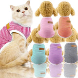 Spring Summer Classic Breathable Stripe Dog Shirt Cute Vest For Small Dogs Pet Clothes French Bulldog Yorkshire