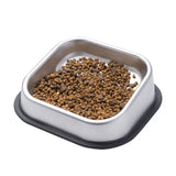 Stainless Steel Slow Feeder Bowl - Prevent Choking Healthy Design! 🐾 - 01 - Dog bows and dishes