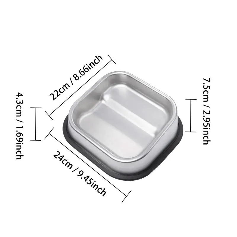 Stainless Steel Slow Feeder Bowl - Prevent Choking Healthy Design! 🐾 - 01 - Dog bows and dishes