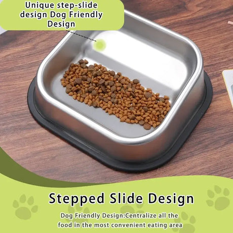 Stainless Steel Slow Feeder Bowl - Prevent Choking Healthy Design! 🐾 - 01 - Dog bows and dishes