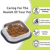 Stainless Steel Slow Feeder Bowl - Prevent Choking Healthy Design! 🐾 - 01 - Dog bows and dishes