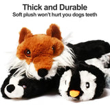 Stuffing-Free Plush Squeaky Dog Toy – Fun Durable & Crinkly - Plush toys