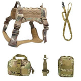 Tactical Dog Vest & Leash - Durable Harness for Large Dogs! - Dog Harness