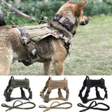 Tactical Dog Vest & Leash - Durable Harness for Large Dogs! - Dog Harness