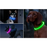 USB LED Dog Collar - 3 Modes for Safety Style & Loss Prevention! 🌟🐾 - Dog Collar