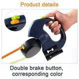 Walk Two Dogs Tangle - Free! Dual Retractable Leash - Adjustable Fun! - Zoo Bestie Online Shop