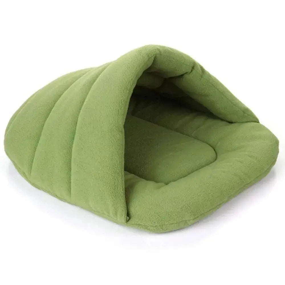 Warm Fleece Dog Beds Winter Warm Polar Pet Heated Soft Mat Slippers Beds Kennel House For Cats Sleeping Bag Nest Cave