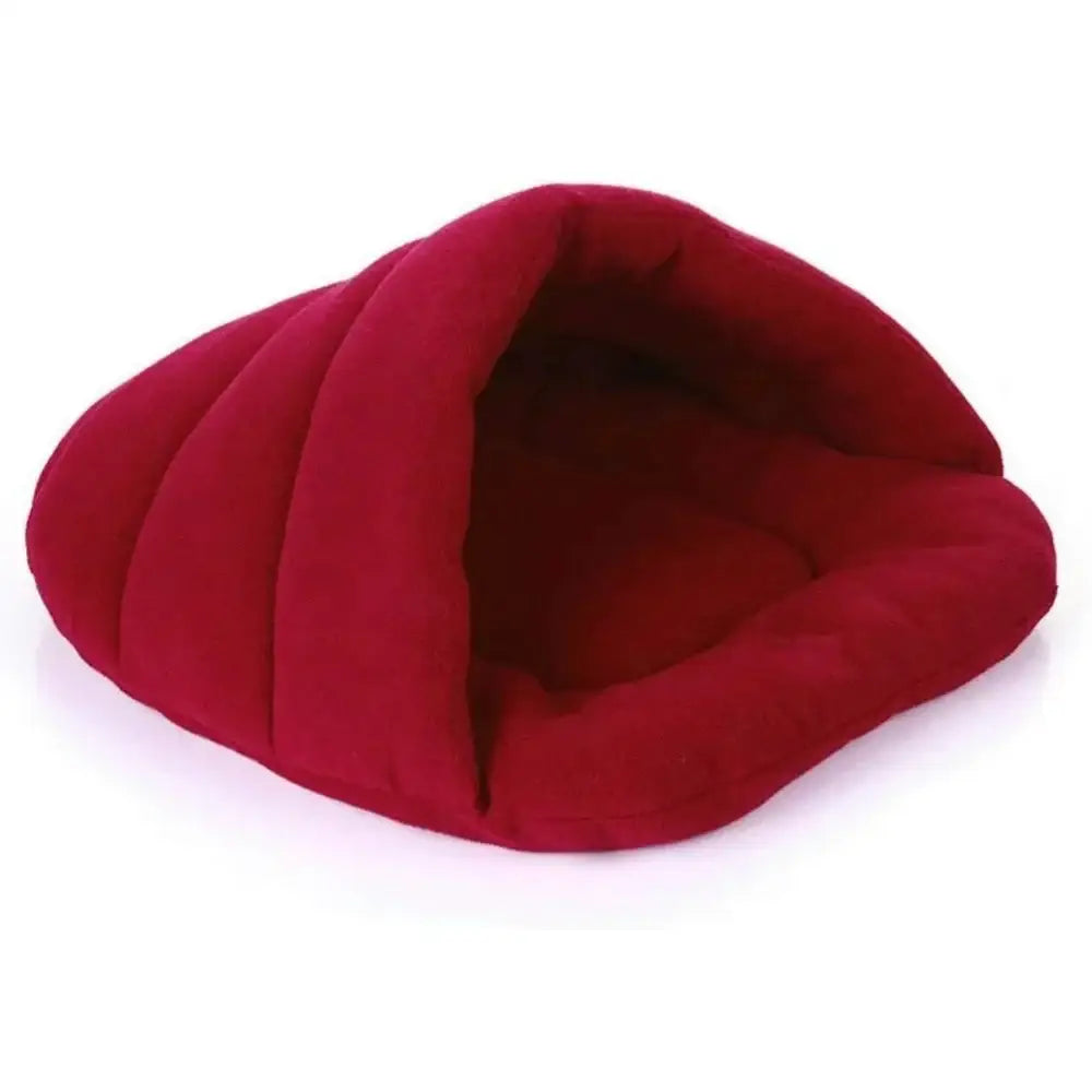 Warm Fleece Dog Beds Winter Warm Polar Pet Heated Soft Mat Slippers Beds Kennel House For Cats Sleeping Bag Nest Cave