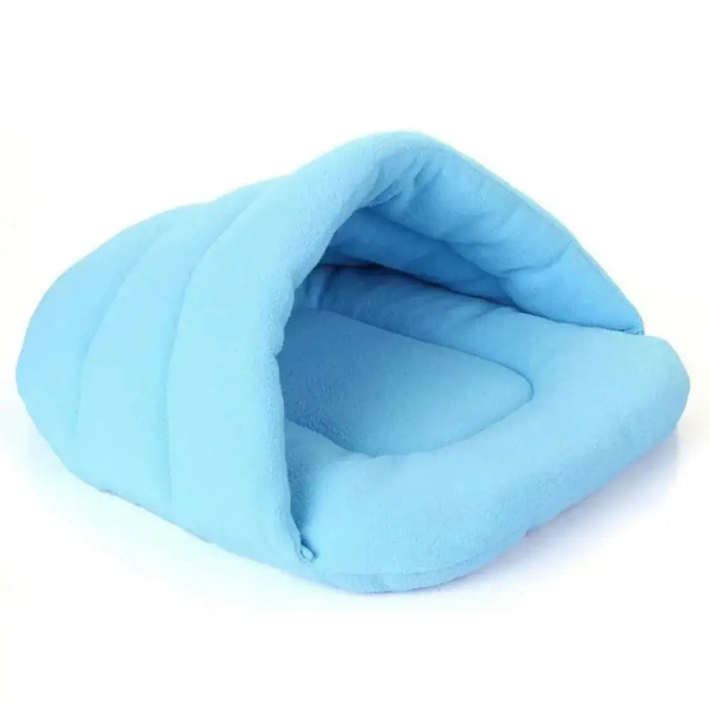 Warm Fleece Dog Beds Winter Warm Polar Pet Heated Soft Mat Slippers Beds Kennel House For Cats Sleeping Bag Nest Cave