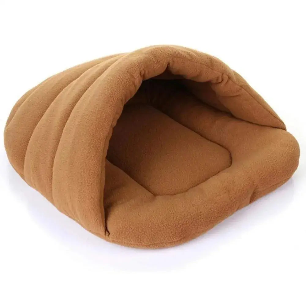 Warm Fleece Dog Beds Winter Warm Polar Pet Heated Soft Mat Slippers Beds Kennel House For Cats Sleeping Bag Nest Cave