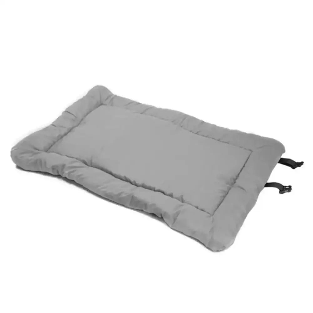 3-Color Portable Waterproof Dog Bed Blanket – Foldable Cushion Mat for Small & Large Dogs grey