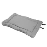 3-Color Portable Waterproof Dog Bed Blanket – Foldable Cushion Mat for Small & Large Dogs grey