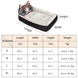 Winter Warm Puppy Cat Bed Sofa Washable Cartoon Pet Beds for Small Dogs Cats Yorkies Katten Kennels Pets Products