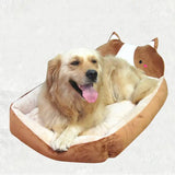 Winter Warm Puppy Cat Bed Sofa Washable Cartoon Pet Beds for Small Dogs Cats Yorkies Katten Kennels Pets Products